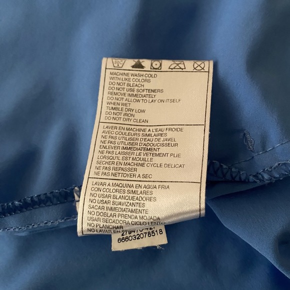 Nike Sportswear Track‎ Jacket Women's Medium Blue Striped Sleeve Microfiber Zip - Picture 11 of 15